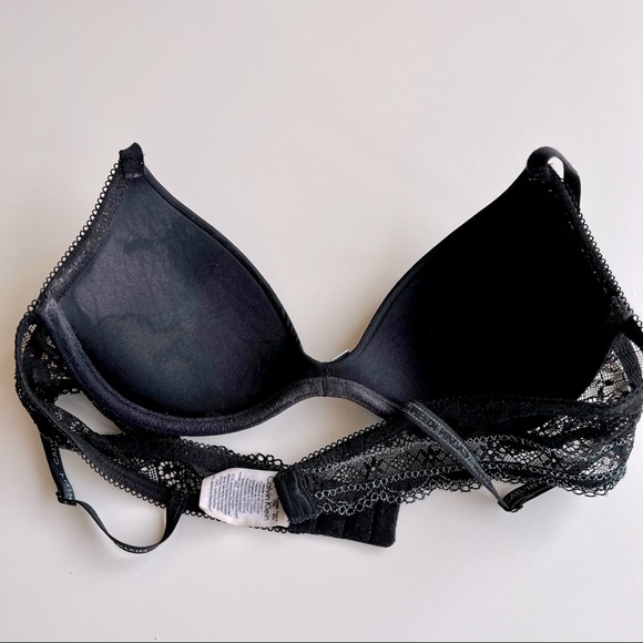 Calvin Klein Black Lace Bra 34A - Picture 2 of 8
